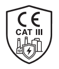 CE CAT III Certification Shield